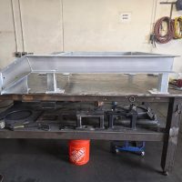 Galvanized Stairs and Landing
